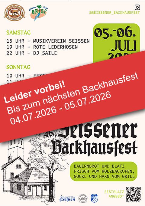 Backhausfest Plakat